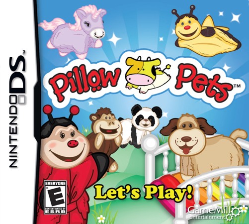 Pillow Pets box art for Nintendo DS